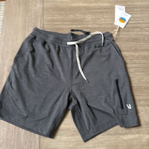 Vuori Sunday Preformance Shorts Charcoal Heather Size Small NWT - Picture 6 of 7